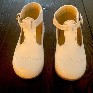 Jacadi toddler girls white t-strap dress shoe